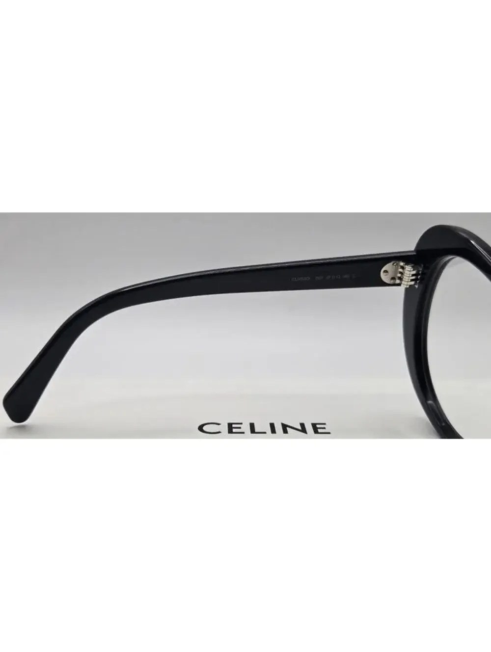 Authentic CELINE Paris CL50150I 3 Dots Eyeglasses, Black 57-13-140 Eyewear Italy